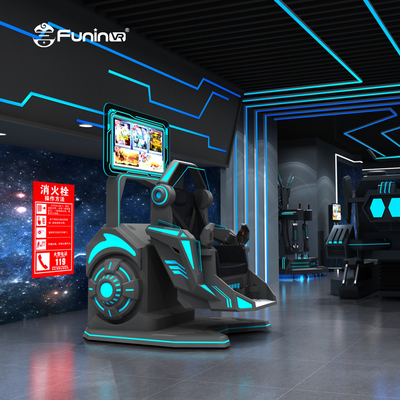 Multiplayer Adventure Park 9D VR Simulator con VR Headset Piattaforma metallica AC220V Potenza