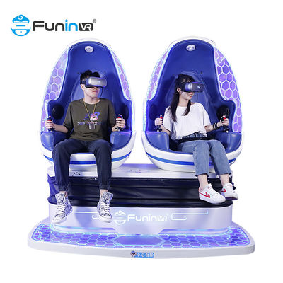 2 giocatori dei sedili blu & sedia nera dell'uovo di Arcade Game Machine VR del simulatore di realtà virtuale 9D