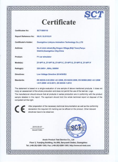 La Cina Zhuoyuan Co.,Ltd Certificazioni