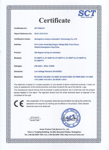 La Cina Zhuoyuan Co.,Ltd Certificazioni